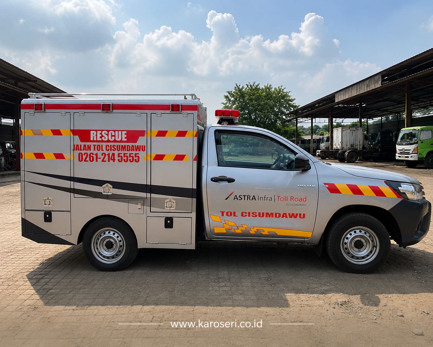 Karoseri Mobil Rescue Jalan Tol Cisumdawu